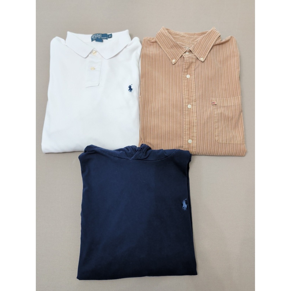 Polo Ralph Lauren Men's XL Lot of 3 Casual Long Sleeve Shirts